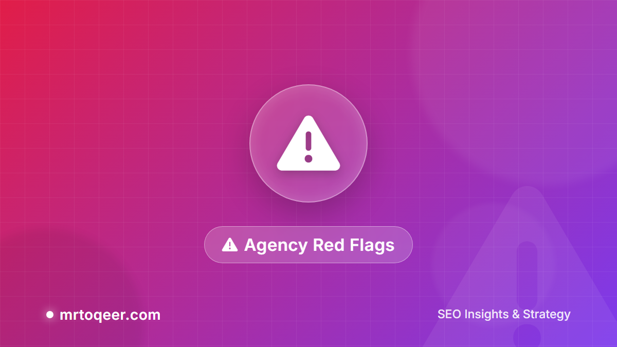 SEO Agency Red Flags: 7 Warning Signs for 2026
